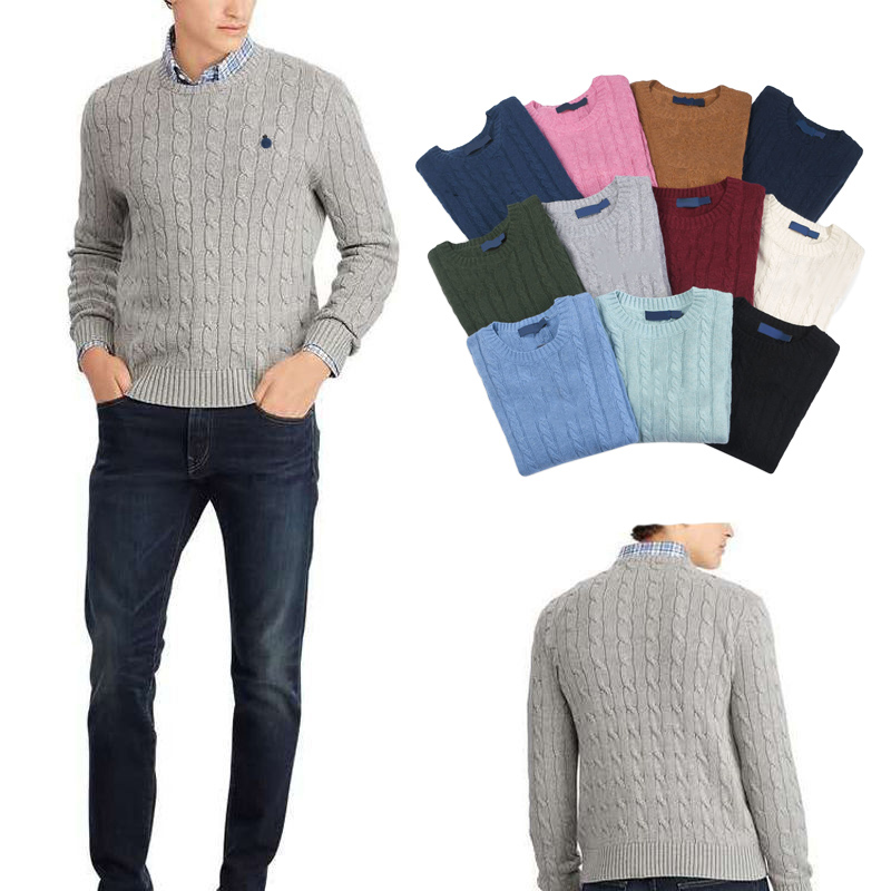 

Ralphs Designer Sweaters Polo Mens Knit Cotton Pony Pullover Casual Autumn Winter Tops, 03