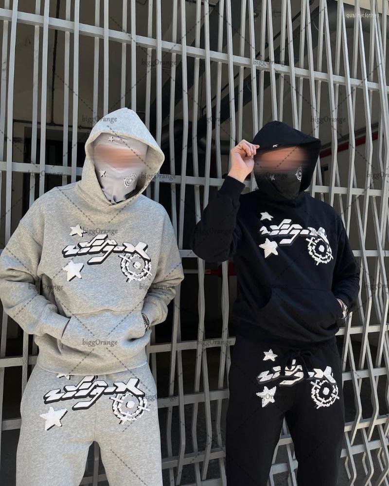 

Men' Hoodies 2023 Printed Oversized Sweatshirt Men High Street Trend Retro Harajuku Jacket Casual Couple Pullover Hoodie, Aa