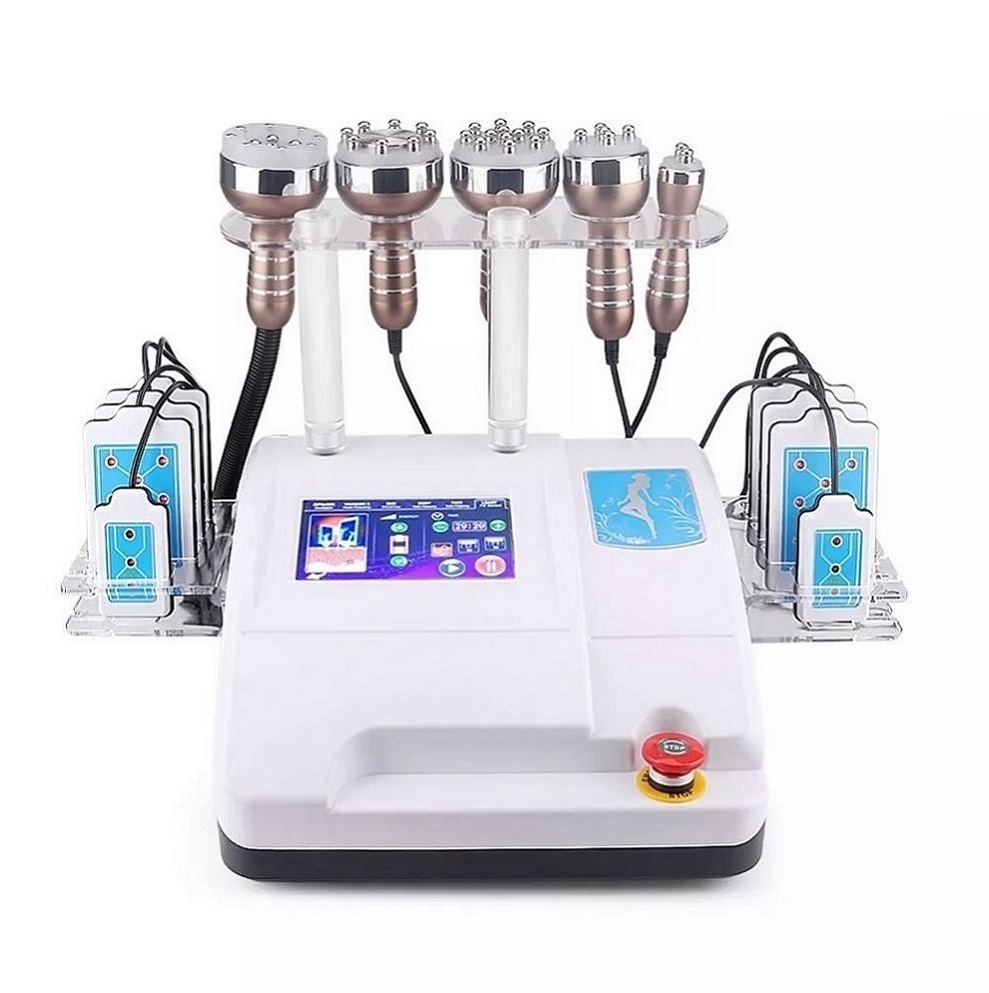 

Body Slimming 6 In 1 Ultrasound RF Lipo Laser 40K Ultrasonic Cavitation Lipolaser FAT Loss Body Slimming Machine Vacuum Cavitation System