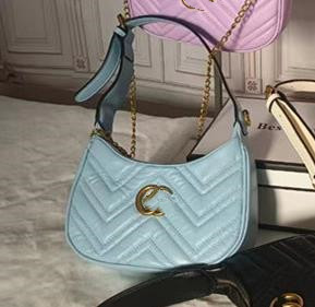 

Foreign Trade New Fashion Printing High Sense Selenodont Bag Women's French Stick Underarm Bag Shoulder Bag