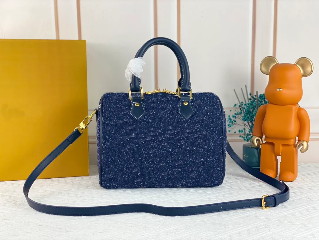 

Women's luxury designer bag genuine leather tote bag cross-body bags cross-body bag handbag wallet shopping bags M59609, Blue