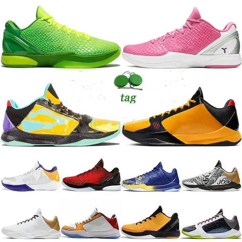 

Koby Mamba Zoom 5 6 Basketball Shoes Protro Bruce Lee What If Lakers Tucker Big Stage Chaos Rings Eybl Metallic Gold Grinch Forever Men Sneakers Size 46