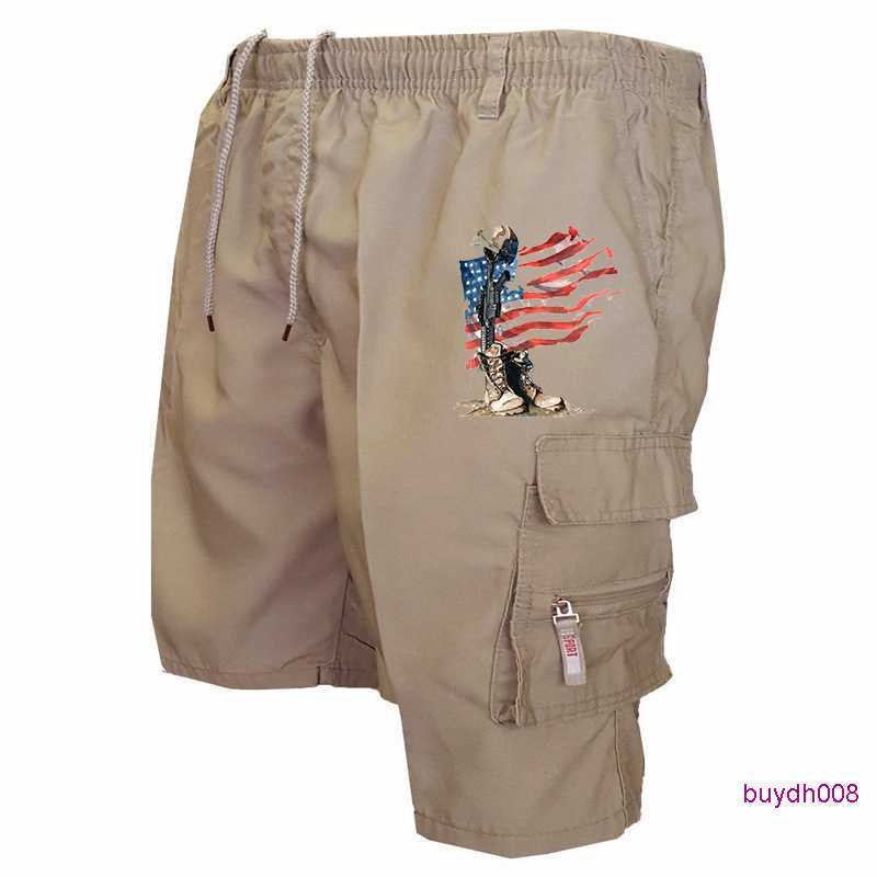 

Fashion Men's and Women's Shorts Tooling Brand Carhart Leisure Fitness Sports Pants Pants Multi Pocket Work 2nmx, Black5