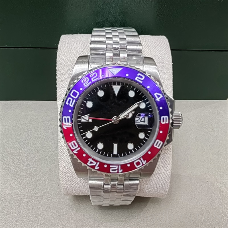 

126710blro luxury watches for men sub watch black blue green fashion sub montre luxe holiday gift waterproof ceramics designer watch classic business party xb02 C23, 1#