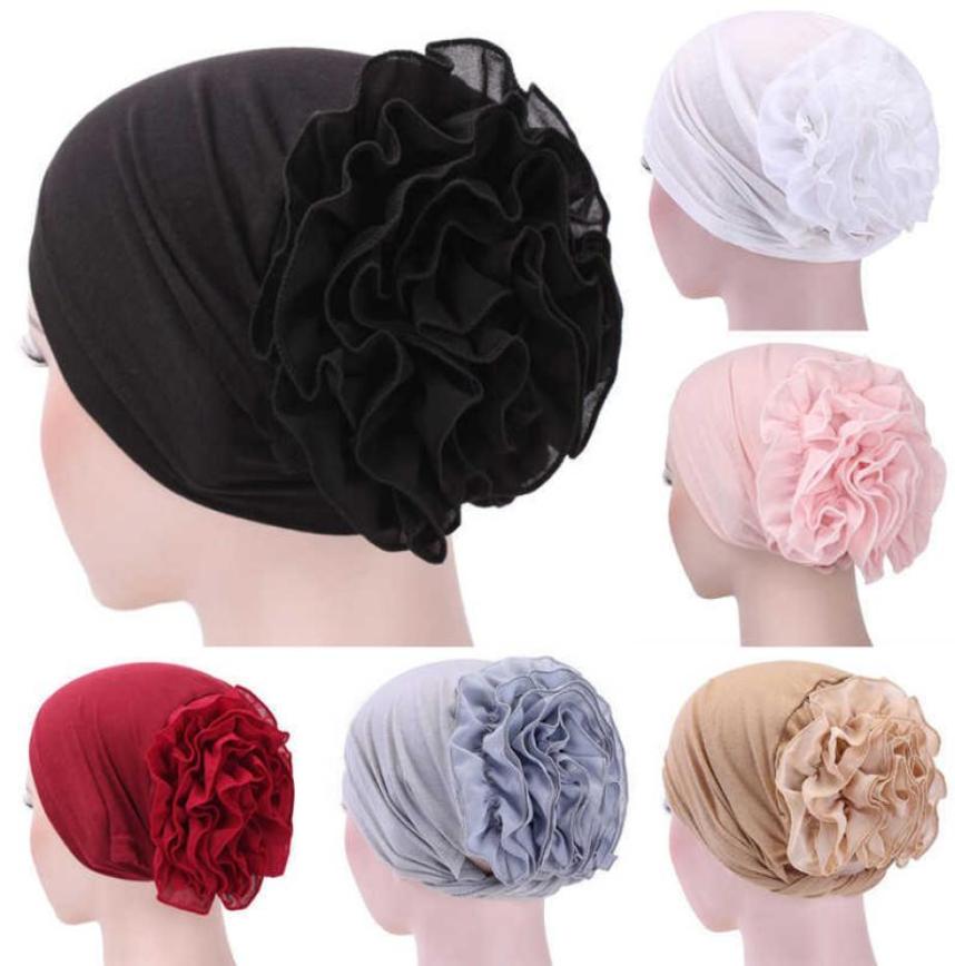 

Women Floral Lace Turban Hat India Cap Muslim Hats Hairnet Chemo Cap Flower Bonnet Beanie X08036067484