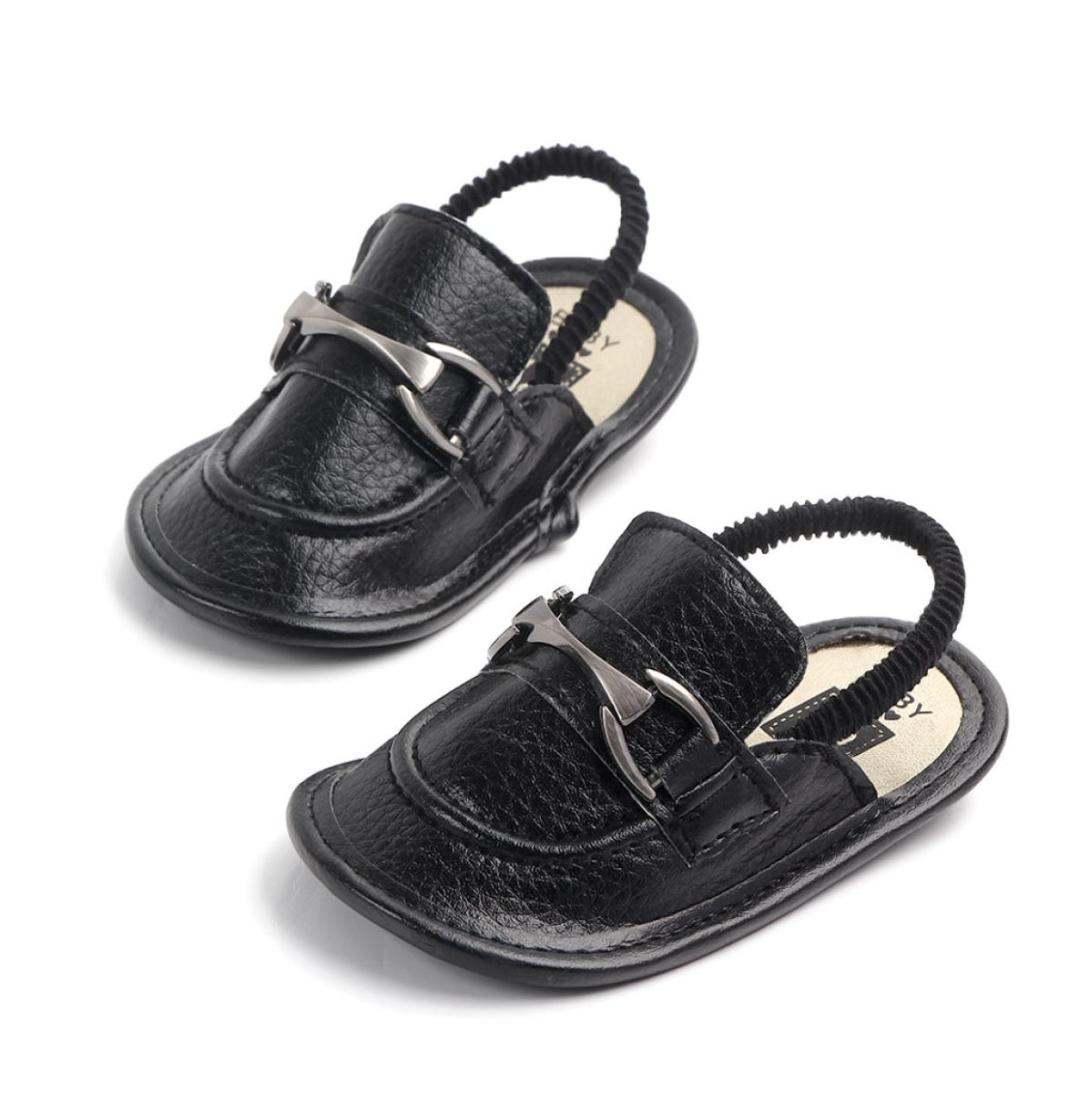 

Baby Moccasins Summer Boys Fashion Sandals Slipper Infant Shoes 018 Month Baby Sandals8520553, Black