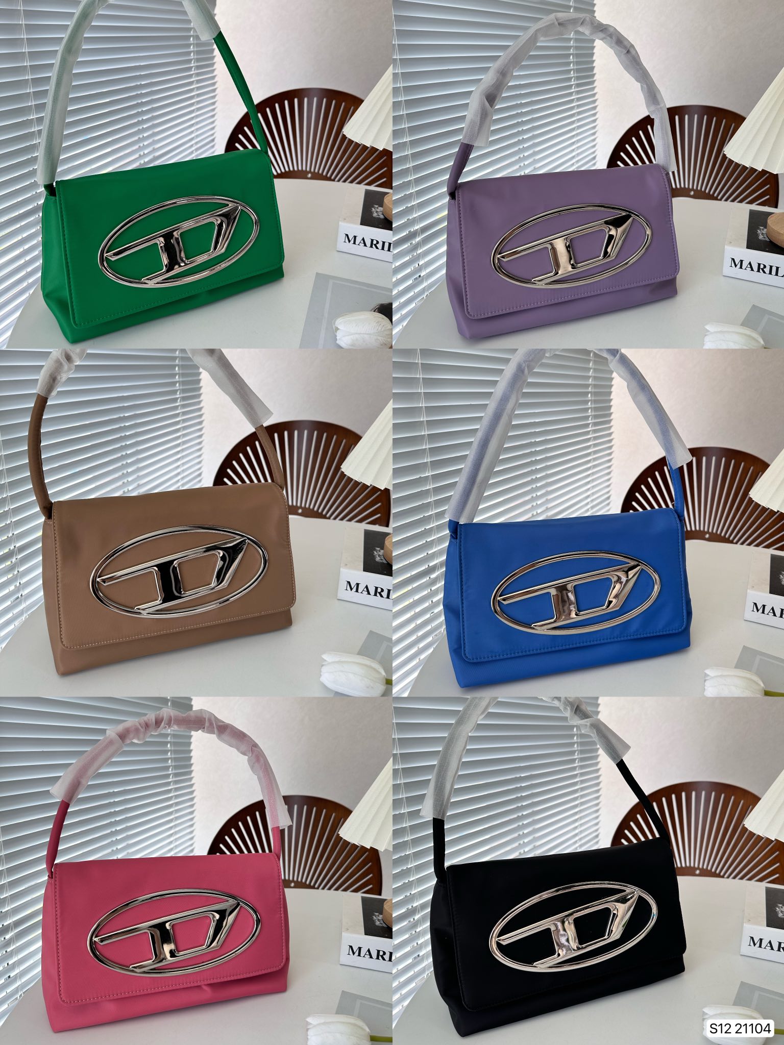 1: 1Diesel haute qualité 2023 dernier sac oblique avec le sac de mode à motif imprimé vintage avec dupe de sac à poussière