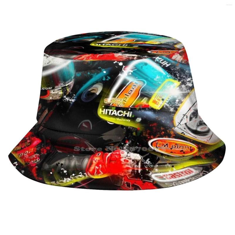 

Berets Legends Of Bsb Graffiti Collection 2023 Uv Protection Foldable Bucket Hats Women Men Wsbk King Berands Hatch Plant Byrne, Black mask