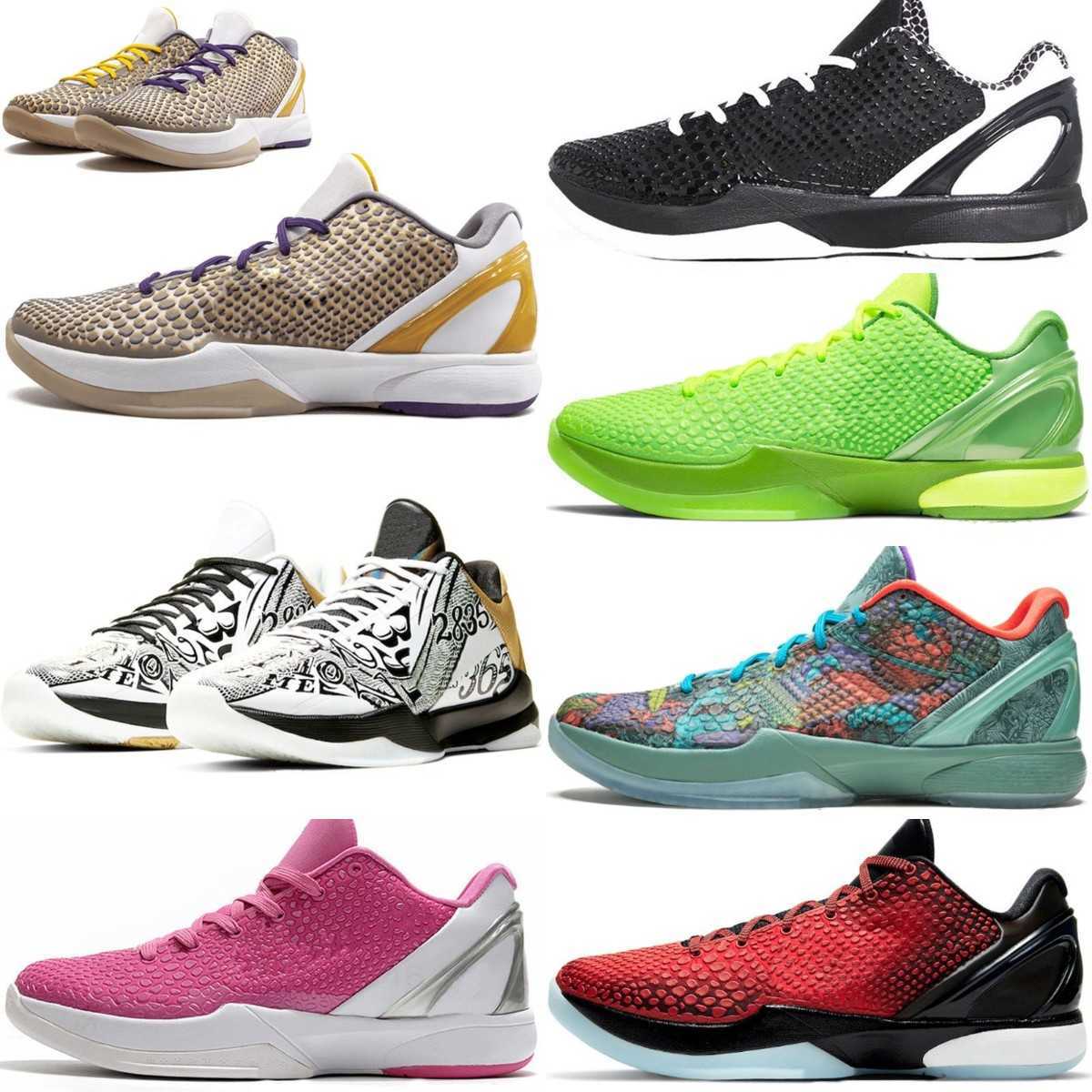 

2023 Designers Black Mamba 6 Basketball Shoes Easter Christmas 6s Protro Mambacita Grinch Think Pink 5 Alternate Bruce Lee 11 Elite Sports Sneakers, M015