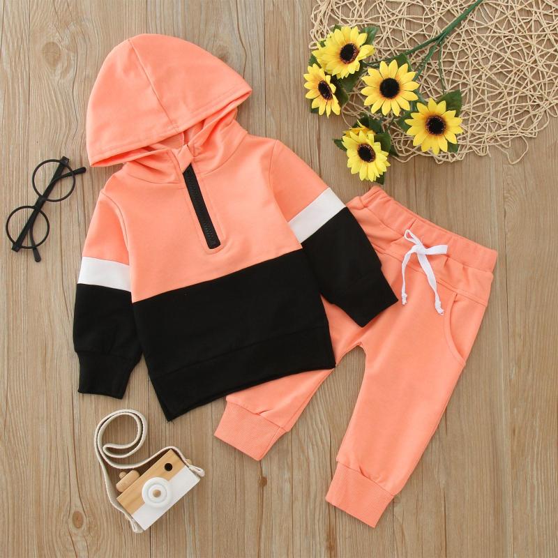 

Clothing Sets Baby Christmas Clothes Born Toddler Girls Autumn Patchwork Cotton Hooded Long Sleeve Pants Outfit Set Girl, Green