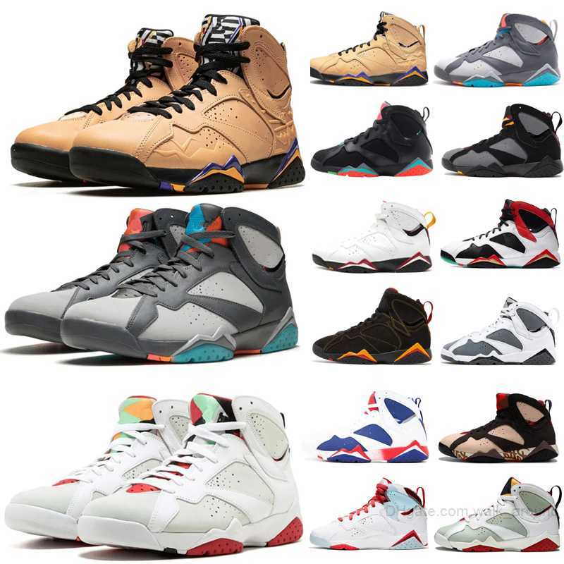 

Jumpman 7S Men Women Basketball Shoes University Blue Hare 7 Raptor Bordeaux UNC Sapphire Flint Paname Citrus Shimmer Greater China Unisex Sport Trainer Sneakers t2, 17