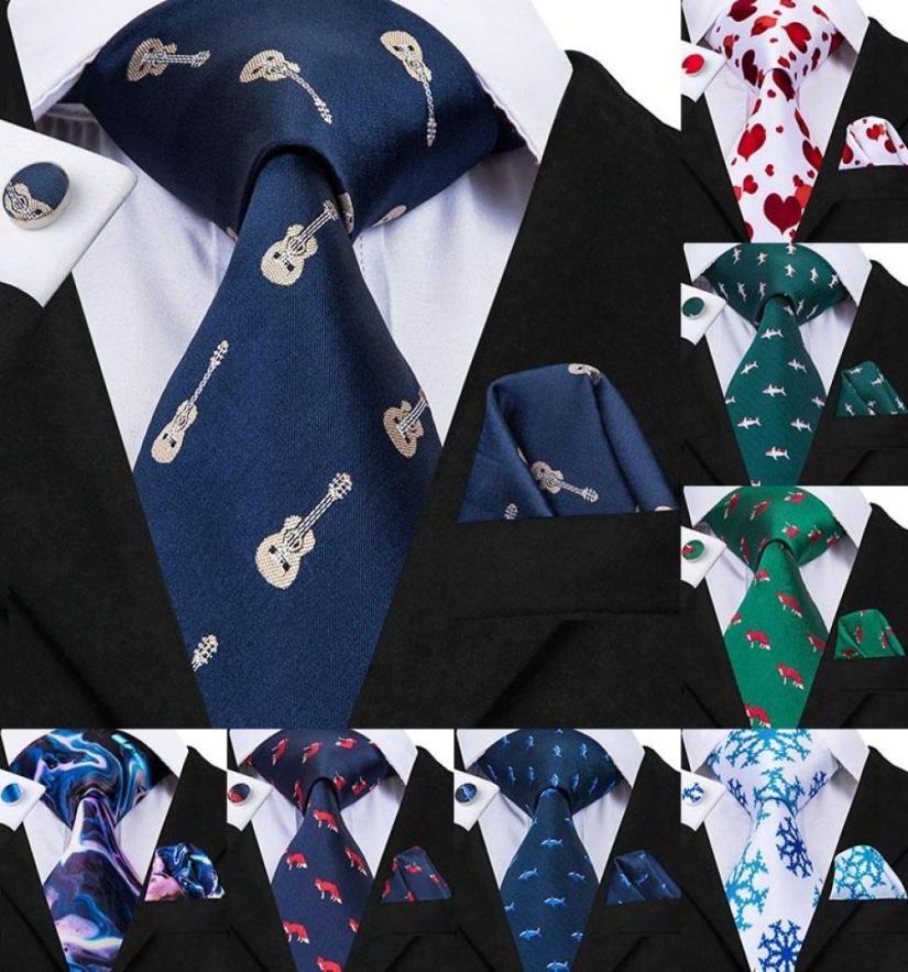 

Bow Ties C3090 Men Tie Silk Woven 85cm Animal Blue Music Necktie Hanky Cufflinks Set Fashion Party Wedding For MensBow BowBow5809977