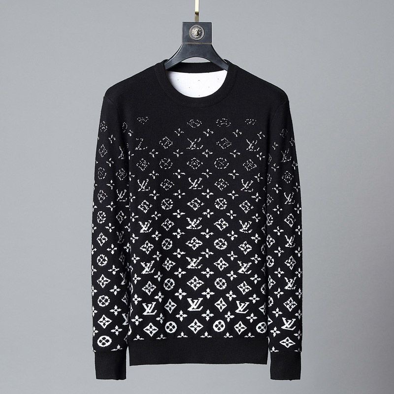 Louis Vuitton a invité Lu style pull mode décontracté à manches longues col rond pull en tricot doux designer lettre broderie automne et hiver st