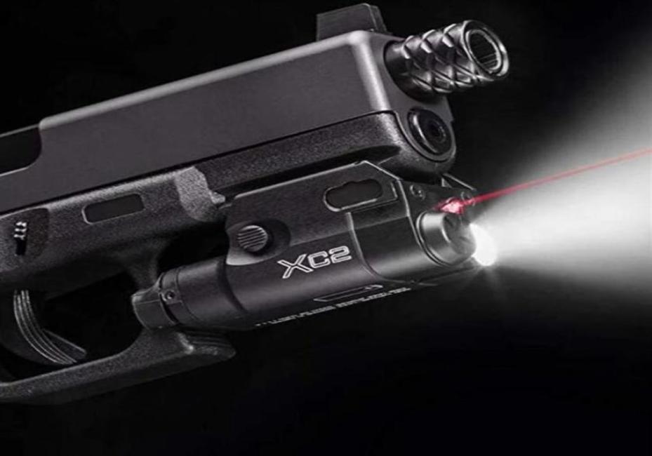 

XC2 Laser Light Compact Pistol Flashlight With Red Dot Laser238N3847609