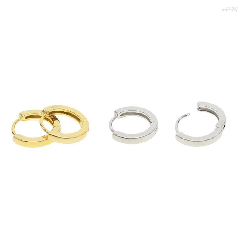 

Hoop Earrings Classic Simple Women Jewelry High Quality Polished Huggie Mini Small Hoops Gold Silver Color Minimal Circle Earring