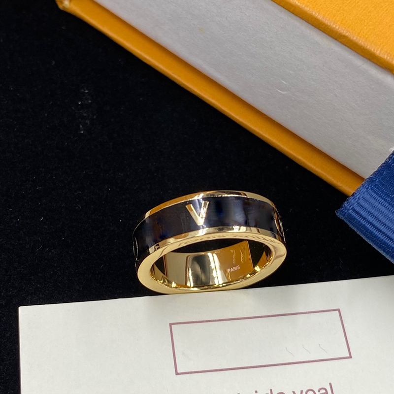 

Luxury designer rings for women men fashion trend brand classic letter printing ring gold couple ring holiday gift personalization nice