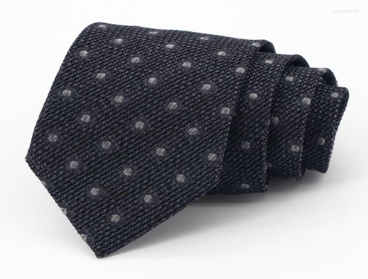 

Bow Ties Fashion 8CM Business Tie For Men High Quality Formal Office Gentleman Necktie Black Cravate With Gift Box5680746