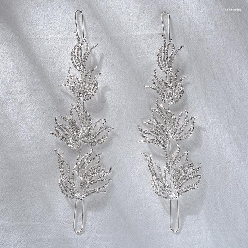 

Hair Clips Bridal Tiara Wedding Headband 2023 White Sen Dress Accessories Set