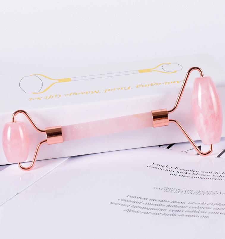 

Pink Double Head Massage Roller Jade Roller Face Thin massager Face Jade Roller Face Massager TOOL5013284