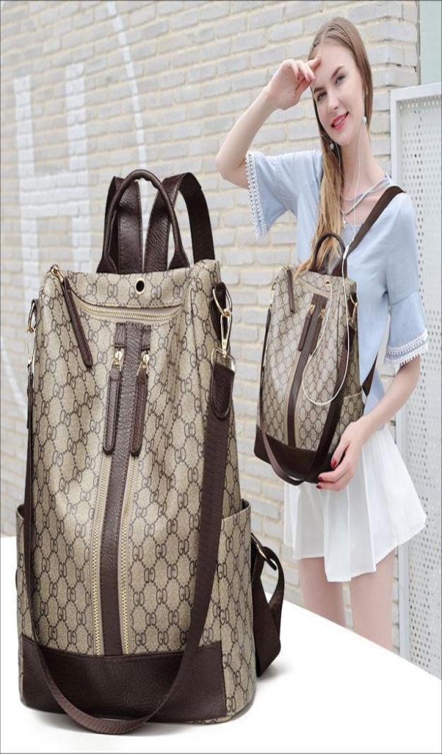 

Female Vintage Backpacks High Quality Women handbag For Teenage Girls Sac Female School Shoulder Messenger Bag6678277, Chocolate