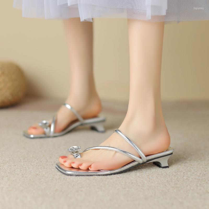 

Slippers Summer Peep-toe High Heels Women's Fashion Womens Outdoor Dress Sandals Clip Toe Luxury Sexy Beach Shoes, Black