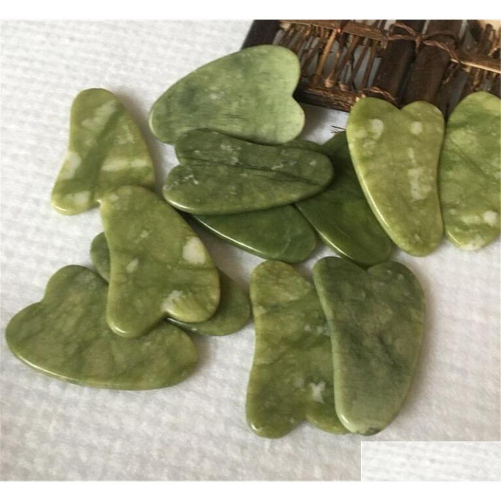 

Massage Stones Rocks Gua Sha Guasha Health Natural Jade Scra Board Therapy Scraper Care Beauty Mas Tool Drop Delivery Dhjtb