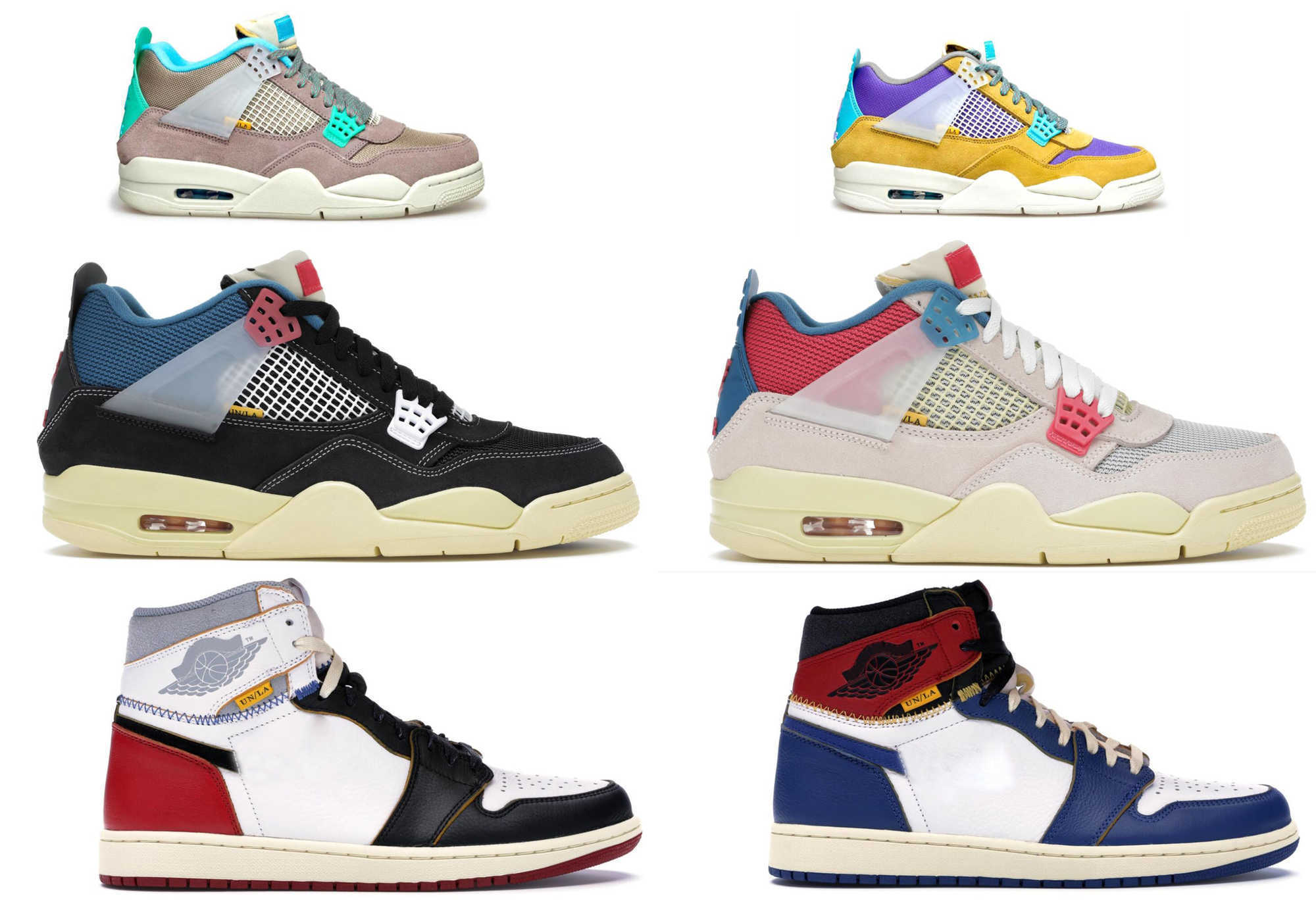 

Authentic 2023 Shoes 4 Union SP 30th Anniversary Taupe Haze Desert Moss 4S Guava Ice Off Noir 1 Los Angeles Black Toe Blue 1S Men Women Outdoor Sneakers With Original Box