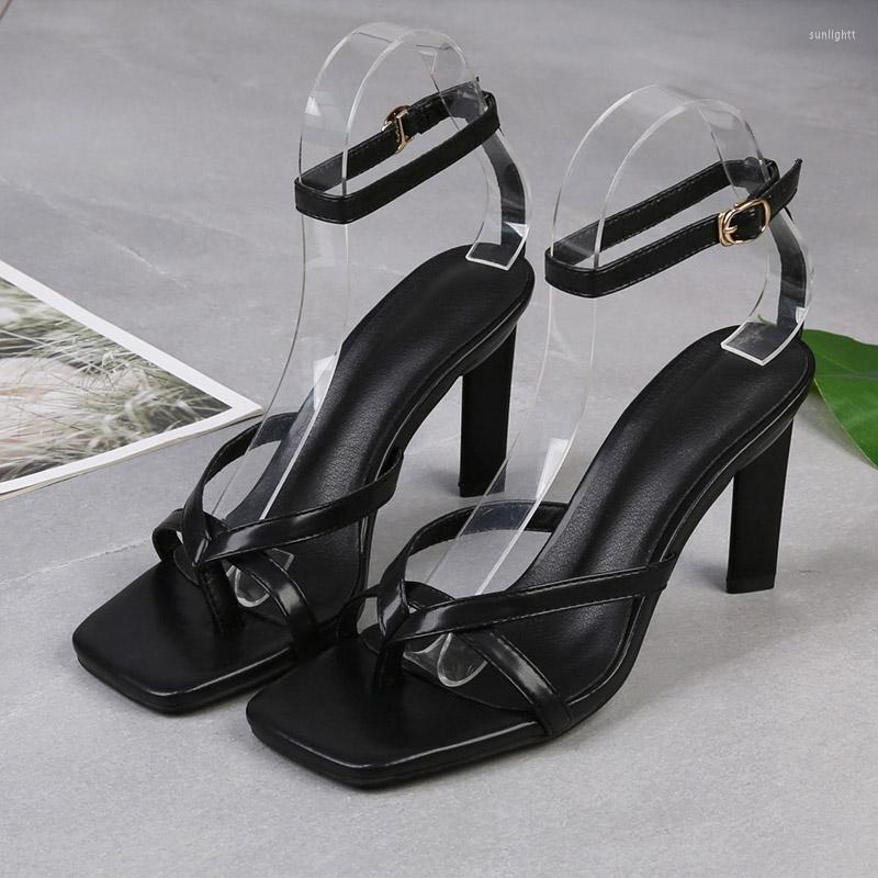 

Dress Shoes High Heels Sandals Casual Women Summer 2023 Fashion Party Pumps Designer Sexy Open Toe Slides Lady Zapatos, Black