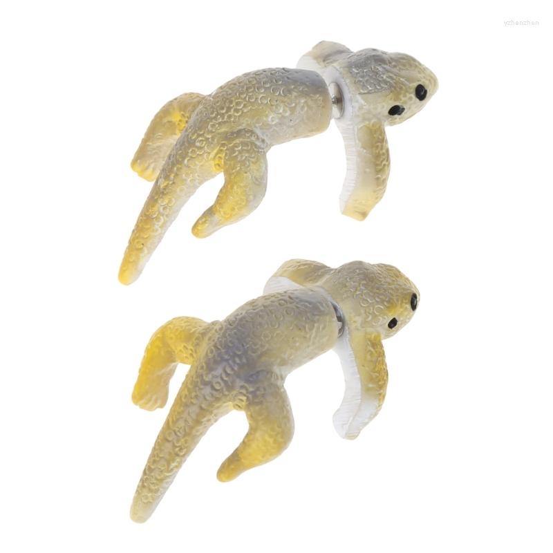 

Stud Earrings 1 Pair Lovely Lizard Animal Party Funny Interesting And Novel Ear Jewelry Birthday Gift For Women Girls