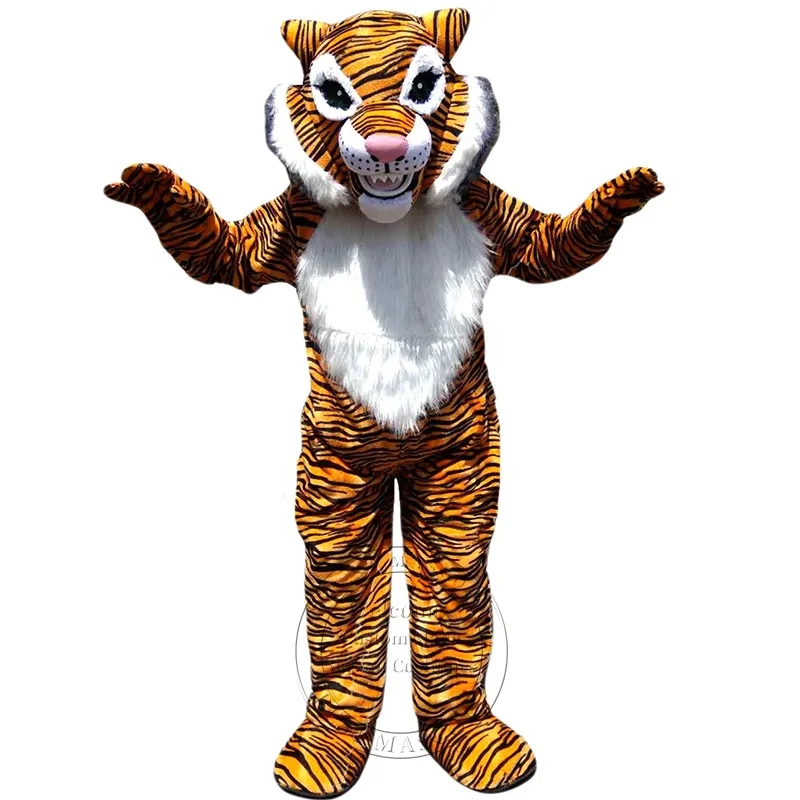 

New Adult Tiger Mascot Costume Carnival costume anime Cartoon theme fancy dress, As pic