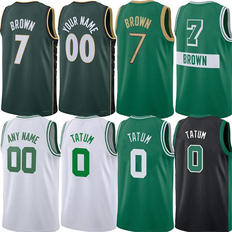 

City Basketball Jerseys Jayson Tatum Jaylen 7 Brown Kristaps Porzingis Al Horford Malcolm Brogdon Robert Williams Derrick White Men Edition Wear Custom Jersey, Colour 12