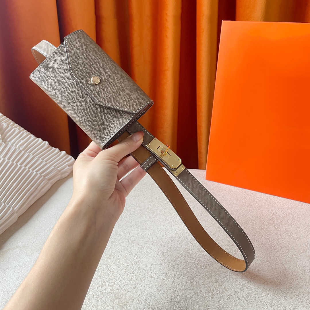 Fashion Women Leather Waistband Width 18MM Luxury Classic Double-sided Top Layer Dress Suit Accessories Slim Waist Belt Top Designer Belt Adjusta-image-879965299