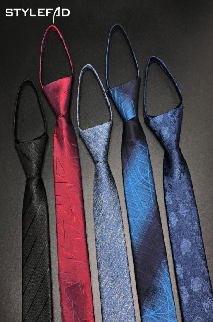 

Bow Ties Business Tie Men39s Zipper 6cm Narrow Formal Wear Pull Peels Lazy Student Work Korean Style Wedding Black Bolo For Men6999794