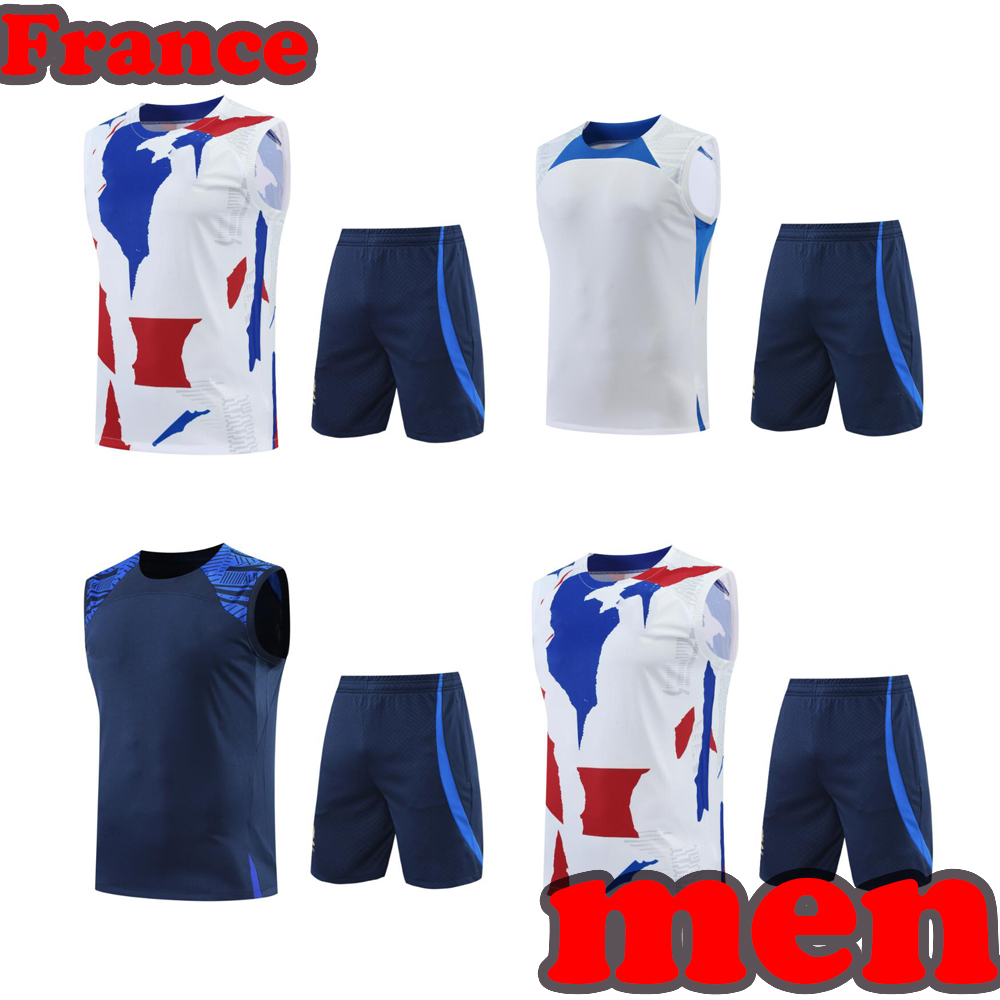 

2023 Benzema MBAPPE shirt tracksuit short sleeve Griezmann 22 23 Giroud outfit Mayotte football vest training suit tracksuit, Gold