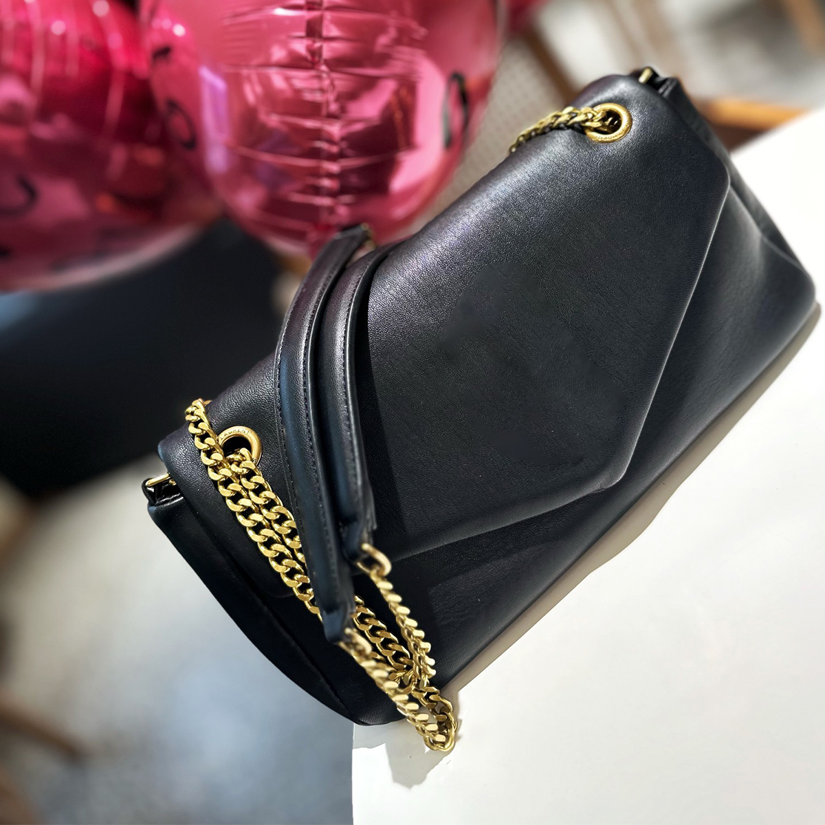 

Designer women CALYPSO sheepskin bag Rhombic lattice Chain handbag messenger purse crossbody shoulder bag evening bag Leather bag Flip cover Messenger Purse, Pink