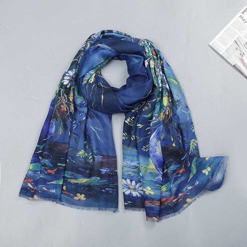

Scarves Hanipa Muslim Man-made Cotton Scarf Soft Shawl Travel Sunscreen Beach Towel Headscarf For Women 90 180cm