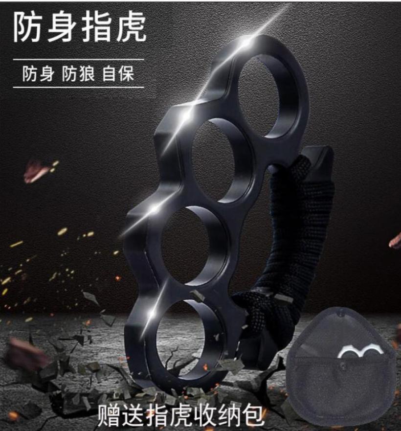

Protective Gear Arival Black Alloy Knuckles Duster Buckle Male And Female Selfdefense Four Finger Punches555251R Drop Delivery Spo6514004, Green