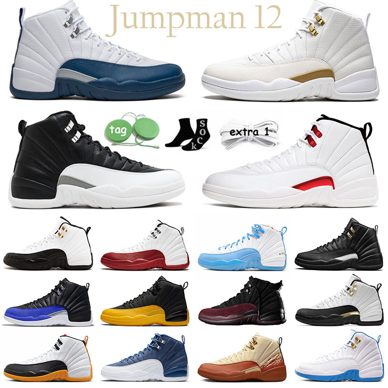 

AAA Quality Jumpman 12 Basketball Shoes Brilliant Orange Men Women 12s Trainers Eastside Golf Out of the Clay Stone Blue Stealth Twist Flu Game Sports Sneakers US 13, A3 40-47 university gold