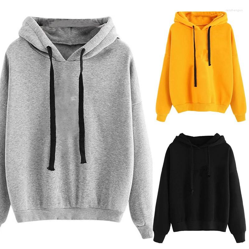 

Women's Hoodies Hooded Long Sleeve Women Sweatshirts Kawaii Oversized Hoodie For Pull Femme Women's Winter Y2k Clothes, Yellow