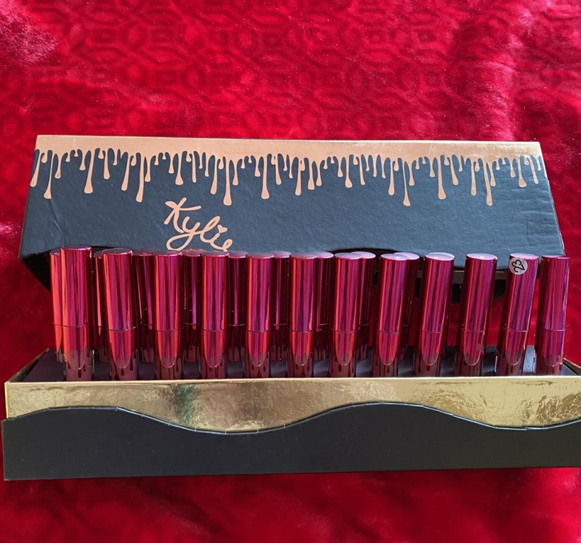 

KY 24pcs Matte Liquid lipgloss Collection Lipstick Set Sexy lip gloss kit cosmetics rouge a levre maquillage Kit7058293, Dark coffee