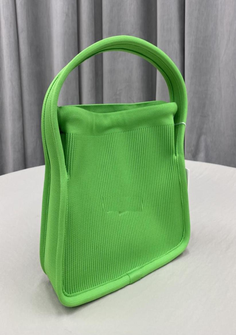

Green ryan small bag in rib knit bags accessories Women Crossbody handbag Unisex purse casual shoulder patchwork purse Lady genuin5615427