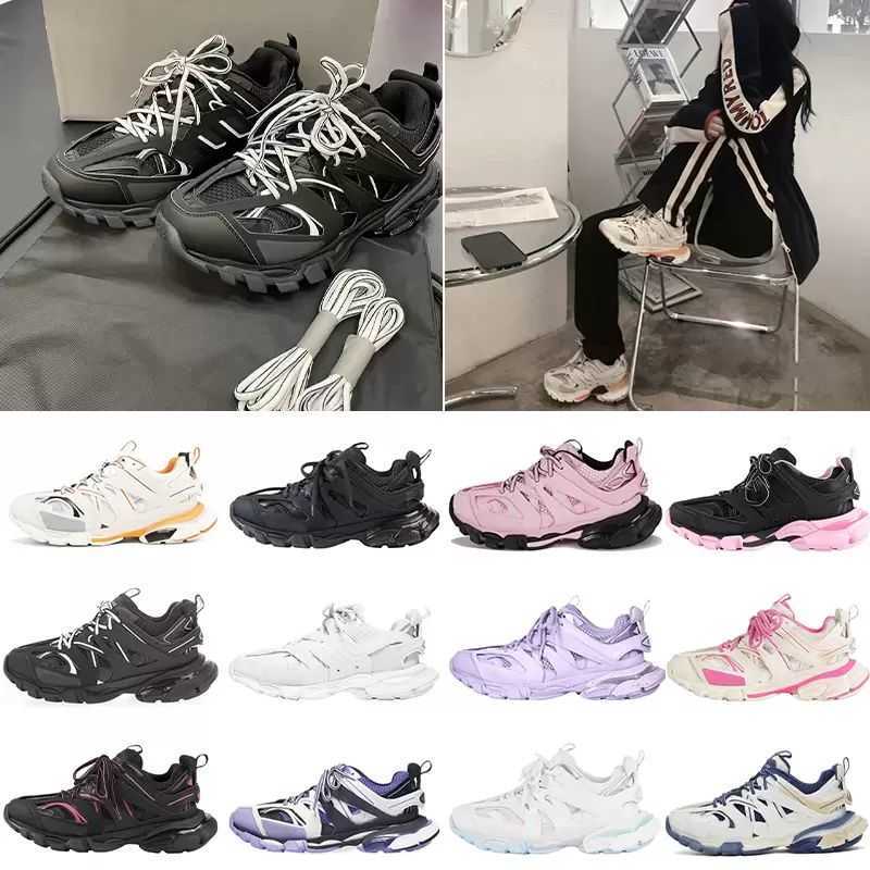 

Balencaigas''Designer Shoes Luxury Brand Designer Mens Womens Track 3 3.0 Casual Shoes Triple White Black Sneakers T ecOd Paris, 11