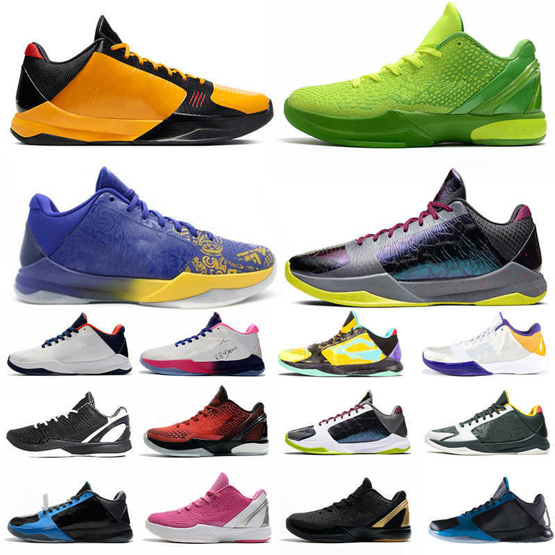 

2021 Protro 6 Basketball Shoes Grinch Champ Lakers Purple Yellow Gold 2k20 Chaos Mamba Zoom Zk 5 V Mens Sneakers, A1 40-46
