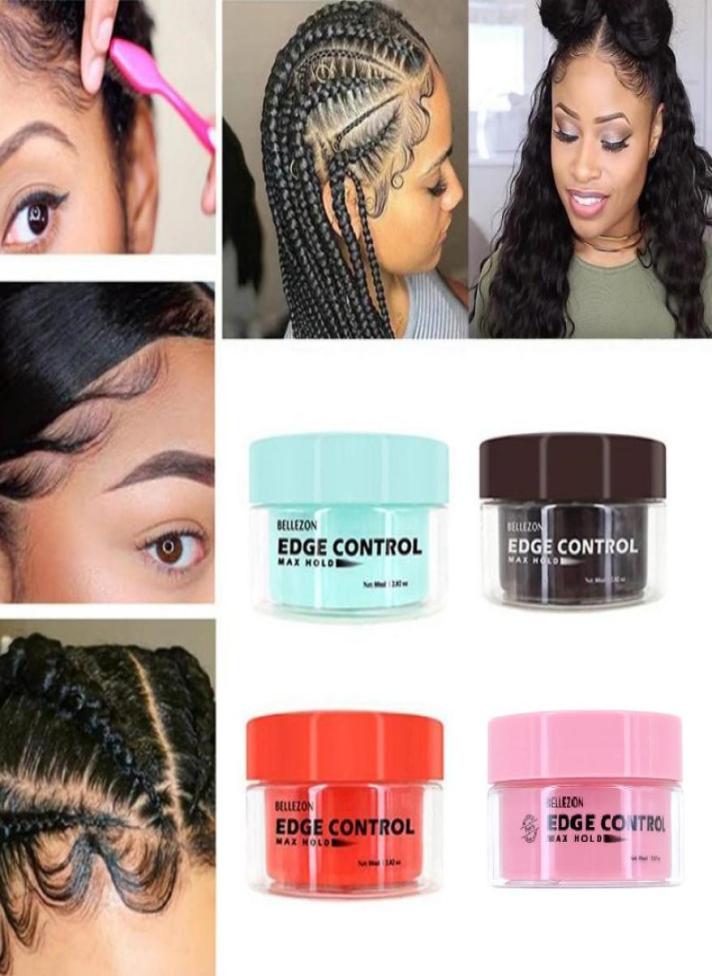 

BELLEZON 80ml Edge Control Pomades Refreshing Hair Oil Longlasting Hair Temples Styling Cream AntiFrizz Hair Fixative Gel2956577