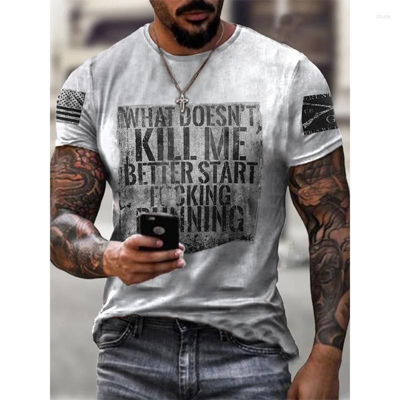 

Men's T Shirts Summer Men's Fashion Pattern 3D T-Shirt Oversized Street Casual Top Selling In America And Europe, Tsm00743gc