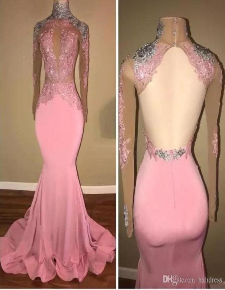 

2019 New 2020 sexy long blush bridesmaid pink prom dress lace dress formal evening gowns dresses AW2704243458, Purple