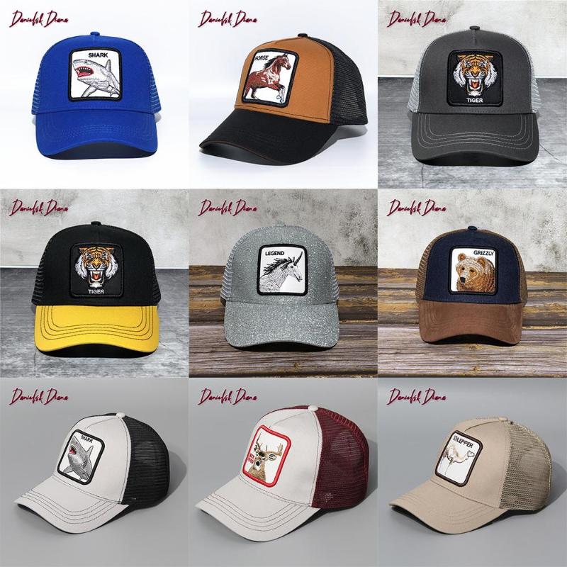 

Ball Caps Animal Cartoon Dog Elk Bird Embroidery Baseball Net Cap For Men Spring Summer Hat Sunshade Adjustable Size Holiday Driver, White