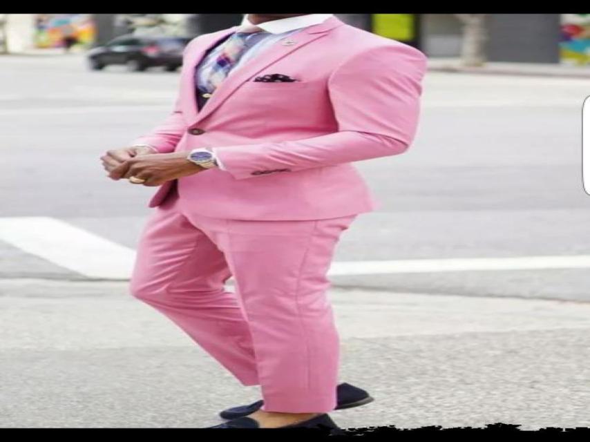 

Stylish Design Groom Tuxedos One Button Pink Peak Lapel Groomsmen Man Suit Mens Wedding Suits JacketPantsTie 5271204828, Burgundy