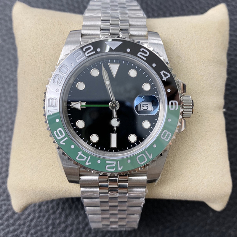 

3186 Top Model Real Adjustable Oneself Master gmts Watches Uhr Ceramic Bezel Mens Mechanical Automatic Movement Watch Men Oyster Jubilee Band Date Wristwatches R07, Not watch only make 50m waterproof