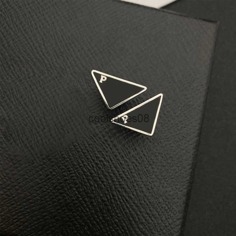 

Top Quality Triangle Letter Stud Earring with Stamp Fashion Jewelry Accessories for Gift Party 4 Colors